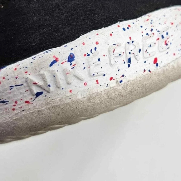 Nike 559599-016 Huarache Free Sheild "NYC Pack" Mens Black Red Sport Shoes Sz 12 - Picture 9 of 9